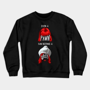 The Queens Gambit pawn to queen Crewneck Sweatshirt